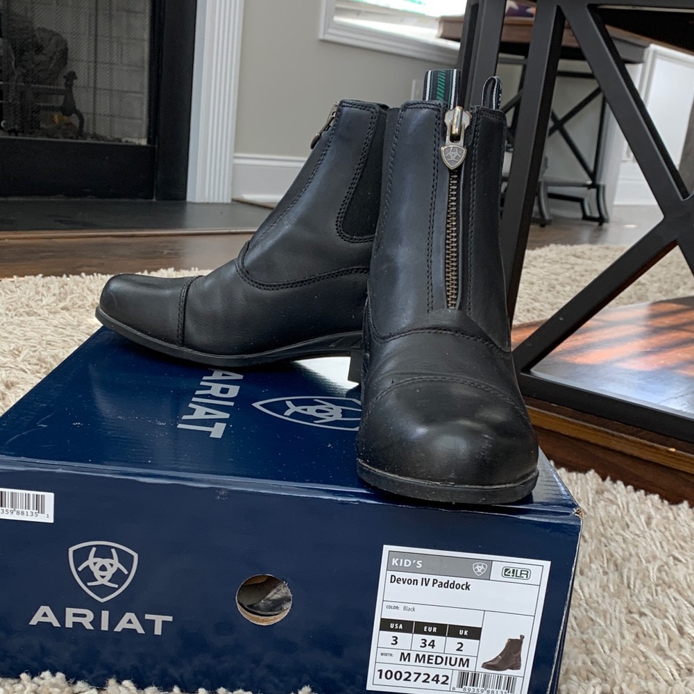Ariat Black Kids' Devon IV Paddock Boots